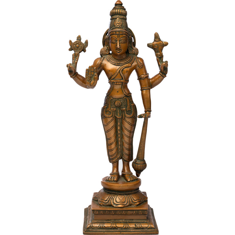Chaturbhuj Vishnu, debout