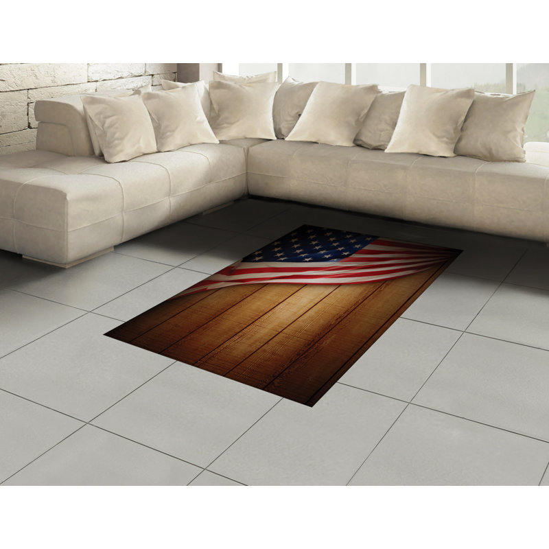 Rustic High Density Long Fiber Poly Threads Decorative Area Rug Carpet, Rectangle 4' x 5'8"
