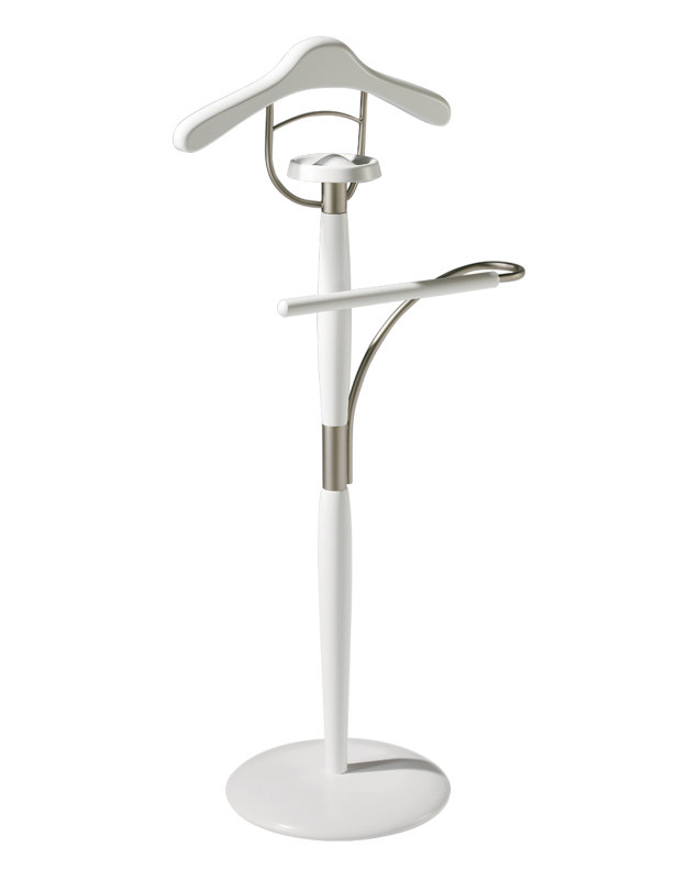 Freestanding Valet Stand, White