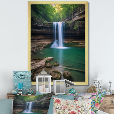 Falls Creek Of Lake Catherine Arkansas II, reproduction d'art sur toile