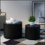 Ensemble de 2 tables gigognes polyvalentes en placage de frêne, de chêne et de noyer pour les espaces de vie modernes-778487326