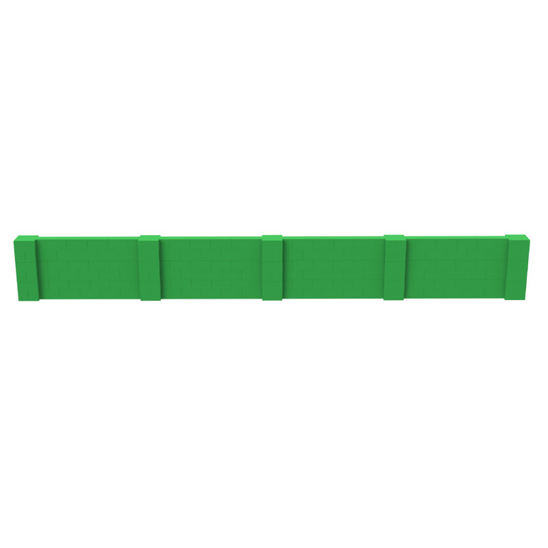 Ensemble mural pour poney Everblock, H 36 po x l 300 po x P 12 po, Vert