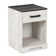 Carnforth 1 - Drawer Nightstand in Whitewash/Rustic Grey
