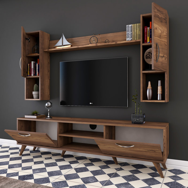Endre Entertainment Centre For TVs Up To 55", Walnut