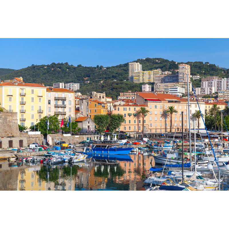 Moored Yachts by Eugenesergeev - Wrapped Canvas Print, 81cm H x 122cm W x 3.8cm D
