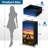 4 Drawer Dresser for Bedroom, Narrow Chest of Drawers, Wooden Top and Study Iron Frame 18"x37.5"-(WxH)