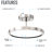 Groversen Acrylic LED Semi Flush Mount-912767672