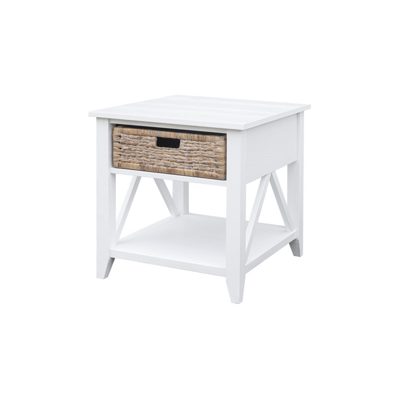 Table de bout Ocean Grove en blanc