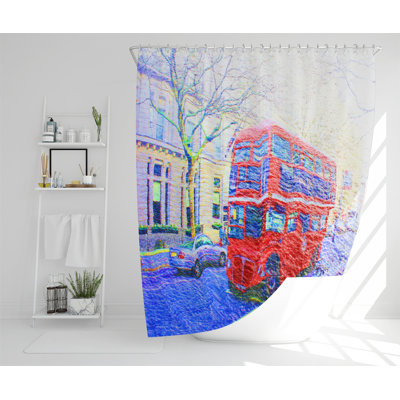 Dilshana Polyester Shower Curtain Set
