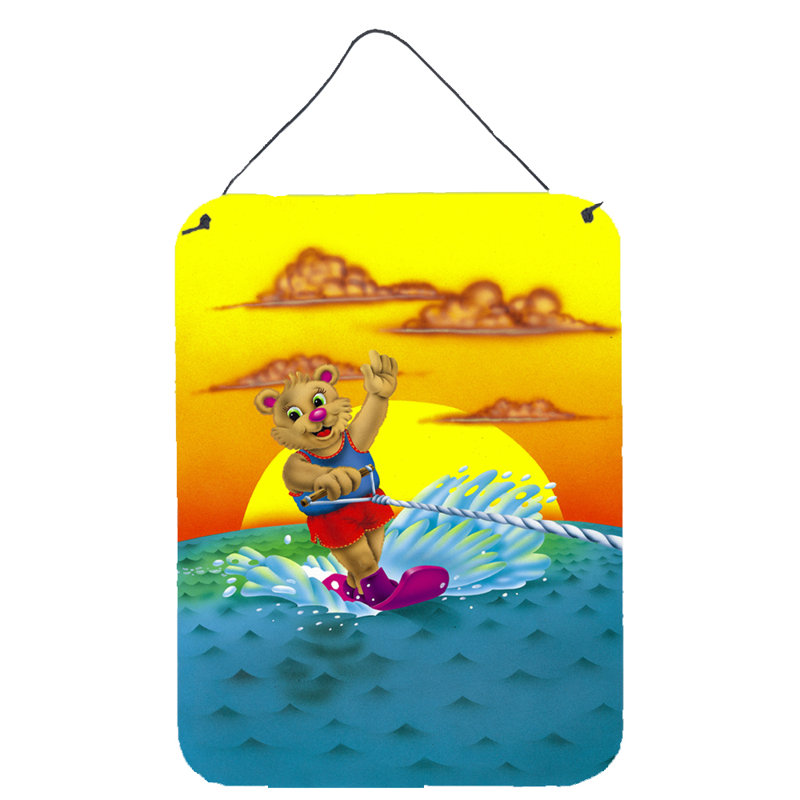 Décoration murale suspendue teddy bear water