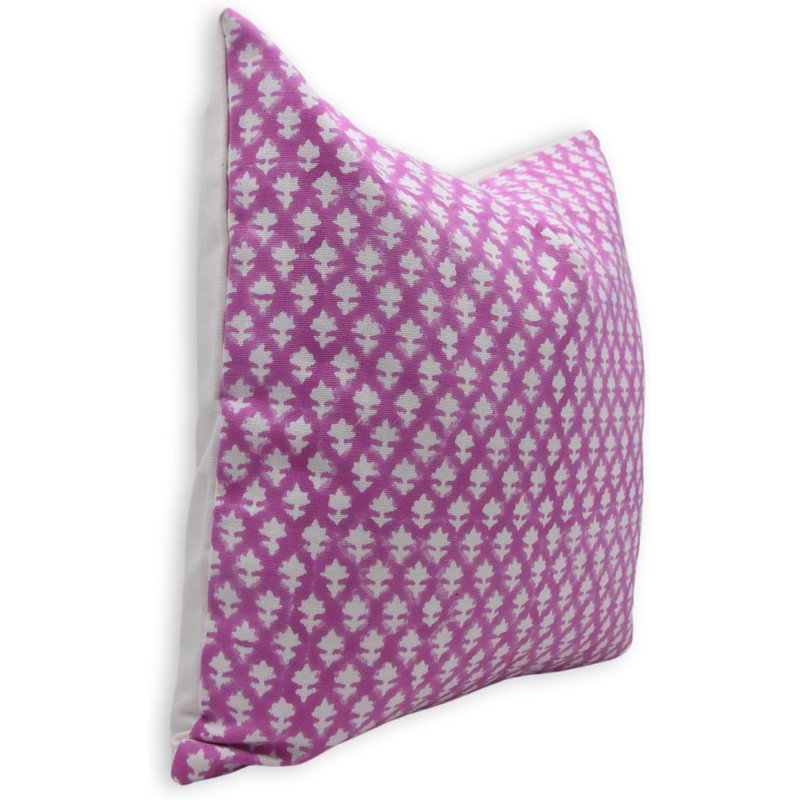 Housse de coussin Fabividine Floral Home Decor - Tissu de haute qualité, rose, H 16 po x l 16 po
