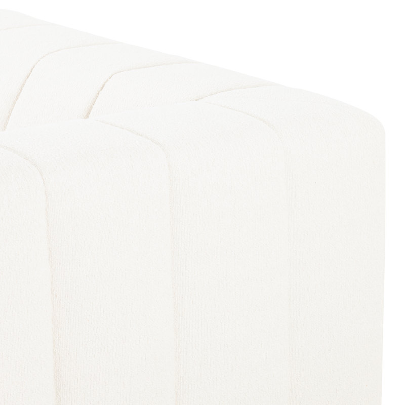 Channeled Laf Chaise Piece, Right Hand Facing, Fayette Cloud