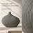 Stria Bloom 15" Irregular Oblong Polyresin Decorative Table Vase, Gray with Black Lines