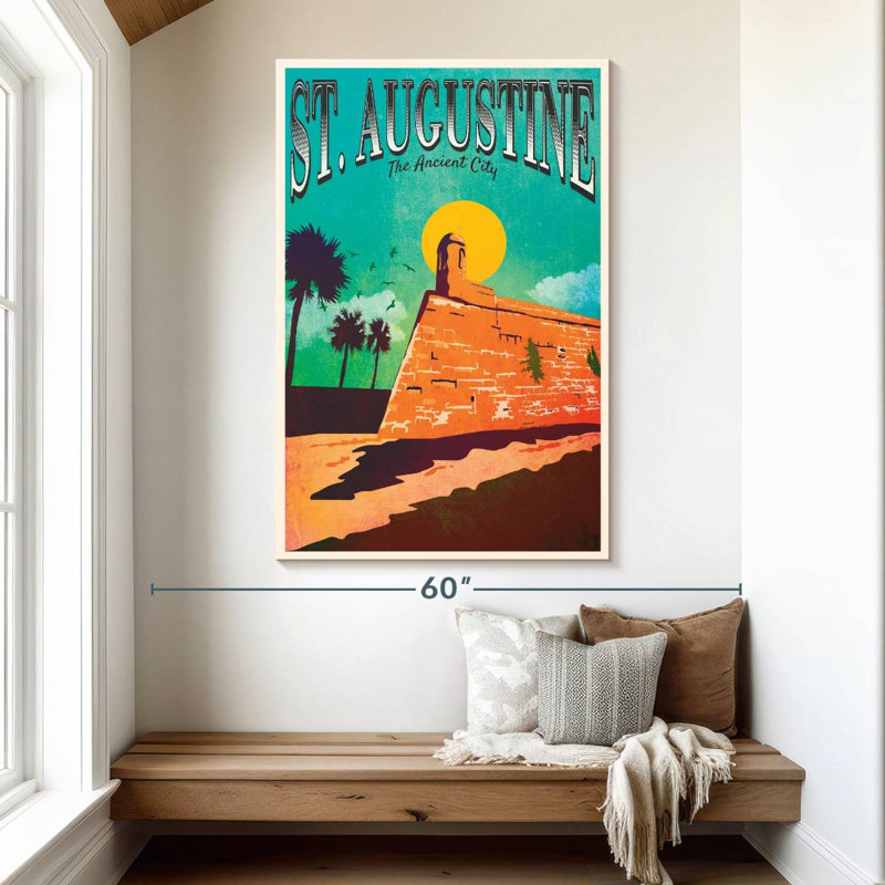 St. Augustine Ancient City, 51" H x 34" W