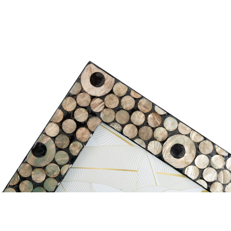 Capiz Photoframe 10x15 Cm 43087860DC264481A9D1458A800A156B, 22cm H x 17cm W x 2cm D