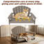 Lit pour chien en résine, refuge sécuritaire pour animaux à 3 côtés, lit surélevé imperméable et facile à nettoyer pour les petits, moyens et grands chiens-1576563414