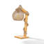 Lampe sur pied bohème tissée naturelle Starlight