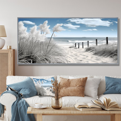Beach Seascape Dreams Path II - Coastal Beach Wall Art For Living Room