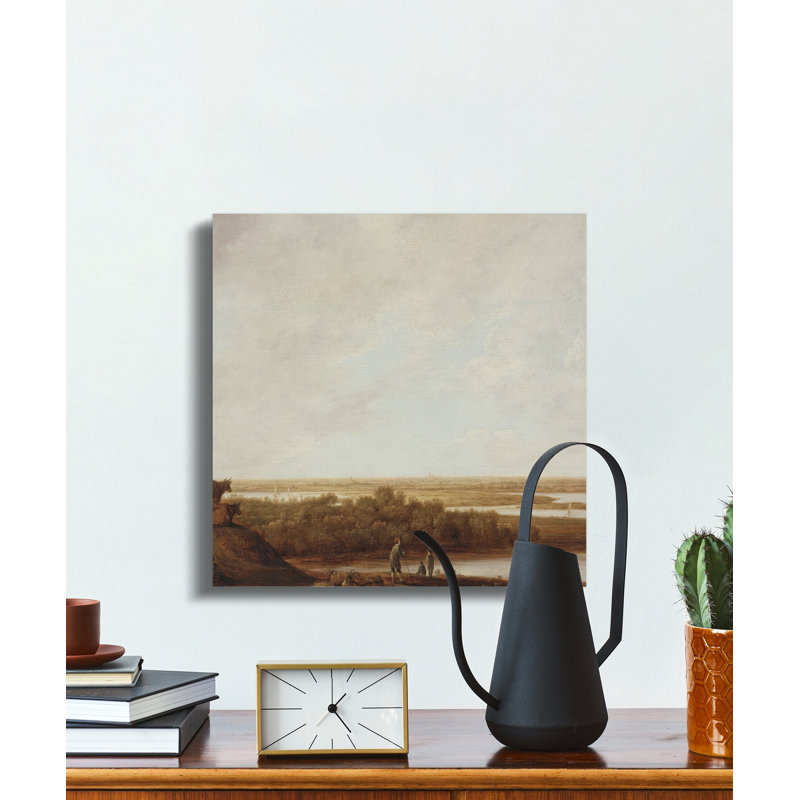 Jeffords 1 Piece Wrapped Canvas Wall Art Set, 32x32