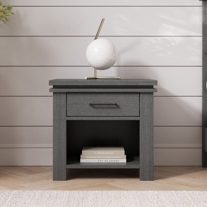Table de chevet Denman, Gris minuit