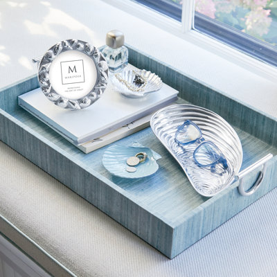 Seaside Silver Metal Picture Frame