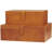Brownsburg 2 Piece Handmade Faux Leather Decorative Box Set-765239753-764850804