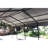 Galvanized Steel Roof Metal Carport 1220 Ft - Spacious Outdoor Shelter Gray Stable Vehicle