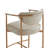 Upholstered Counter Stool with Metal Frame-118574582