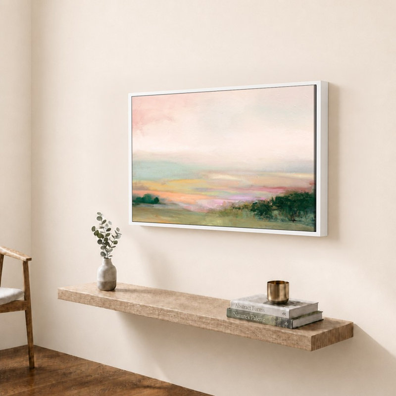 «Dark Glowing Valley» par Julia Purinton - impression sur toile