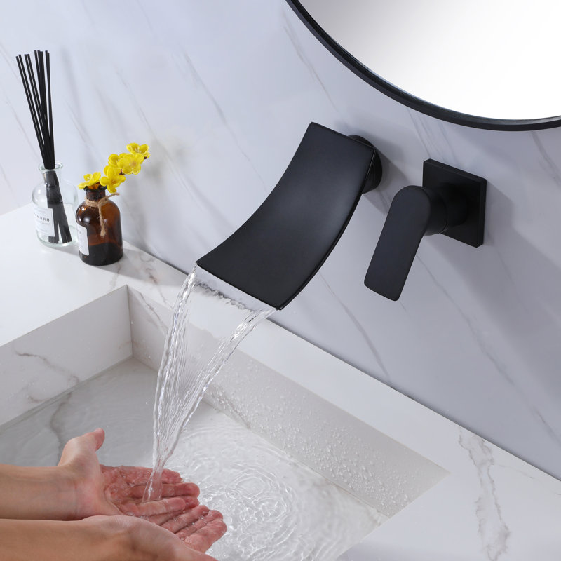 Single-handle Bathroom Faucet, Matte Black
