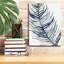 «Epic Graffiti» «Blue Feathered Palm 1» par Emma Scarvey, art mural sur toile, 12 po x 16 po