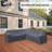106.50'' Wide L-Shaped Patio Sectional L- Shape Sofa Cover
