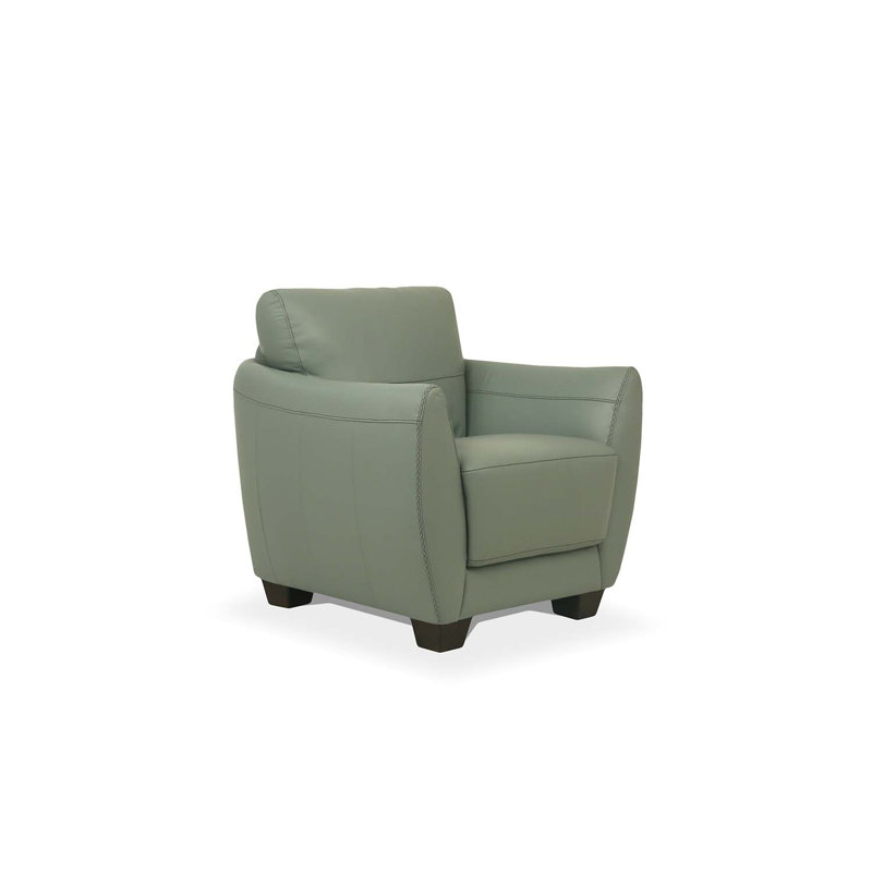 Parksley 36 po de largeur Aucun, Cuir bleu aquatique