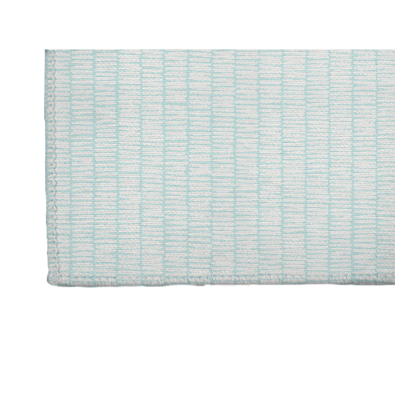 Tapis de bureau Ricky Row, L 3 pi x L 2 pi, Bleu clair