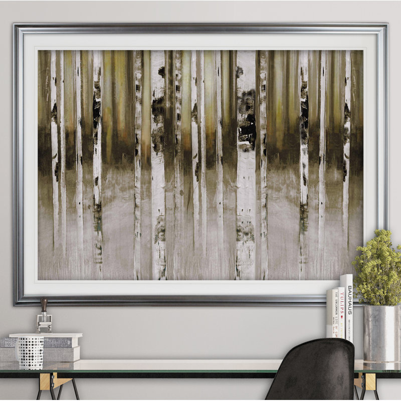 « palm creek », impression, Argent, H 31 po x l 43 po x P 1,5 po