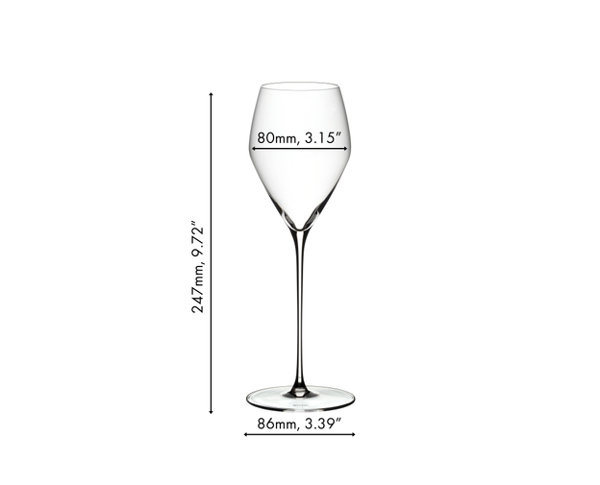 Riedel Max Champagne Glass - 1 Count (Pack of 1) - Clear 1423-28 - Jacob  Time Inc
