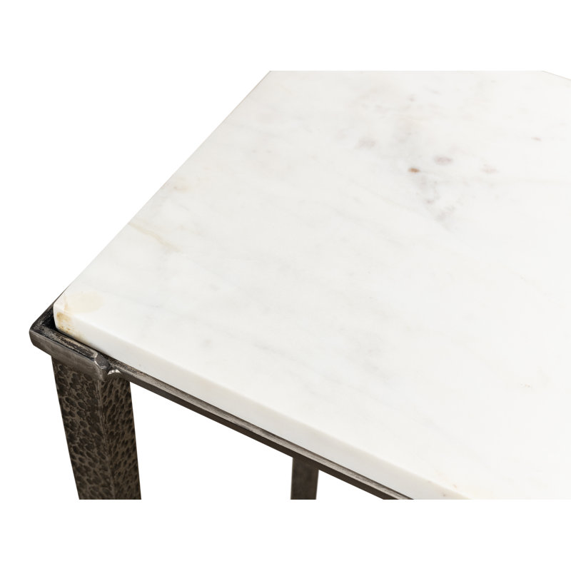 Banswara 36'' W Marble Console Table