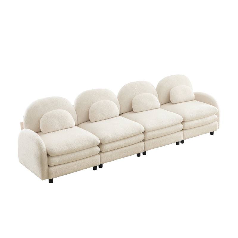 Canapé 4 places Teddy, Beige