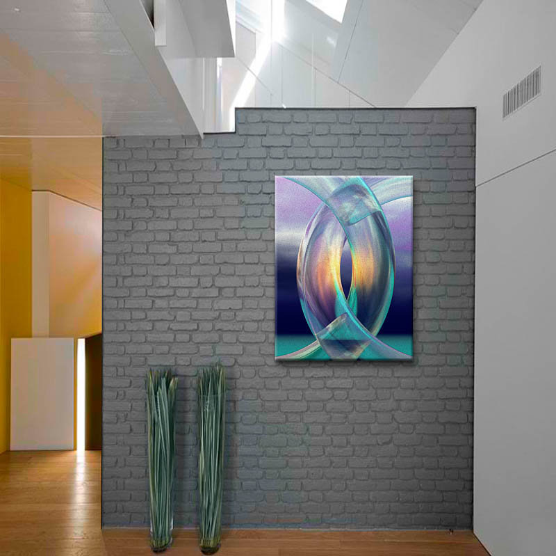 « rings » par scott j. menaul, impression sur toile tendue, H 54 po x l 36 po