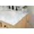 30'' Single Bathroom Vanity with Carrara Marble Top-73360035