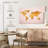 Aliaz Gold On Pink World Map