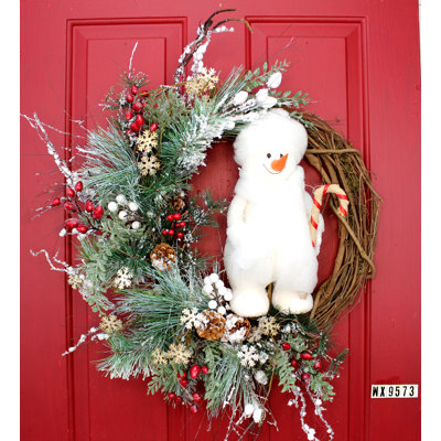 Faux Mixed Assortment Silk 24'' Wreath