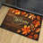 1Pc Welcome Autumn Leaves Doormat - Heavy-Duty Rubber Backing, Low-Pile Texture, Warm Brown/Orange/Black Fall Colors, Machine Washable Indoor/Outdoor Entry Mat For Front Door, Kitchen, Bathroom（23.6*35.4 Inches)-666324449