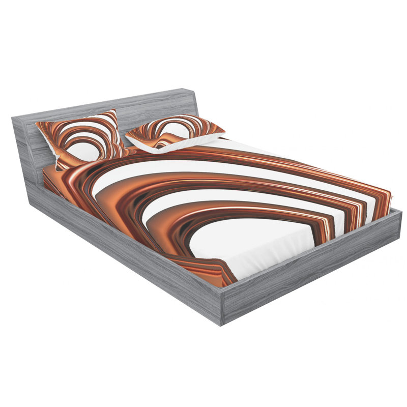 Microfiber Sheet Set, Queen Sheet Set with Fitted Sheet