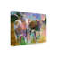 Art mural sur toile tendue - Richard Wallich «Texas Longhorns», art mural pour salon, chambre à coucher ou bureau - 35 x 47