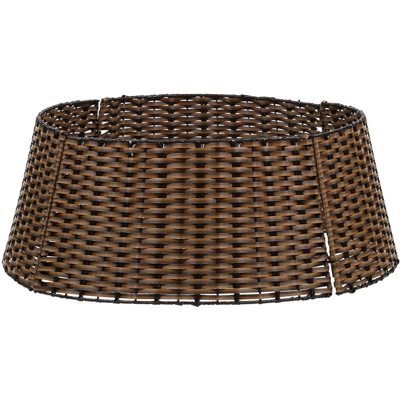 Cade Rattan Tree Skirt, Brown