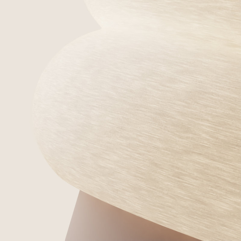 Argizari Table Light, Sand, 9.5" H x 10" W x 10" D