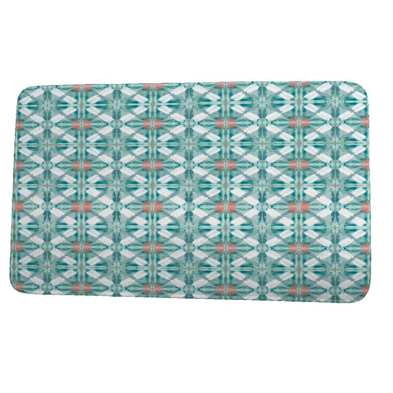 Tapis de bain Herndon, Bleu, l 21 po x L 34 po