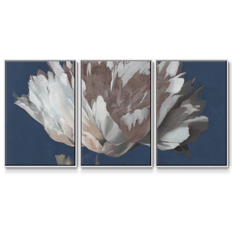 3 pièces, H 24 po x l 48 po x P 2 po, Blanc