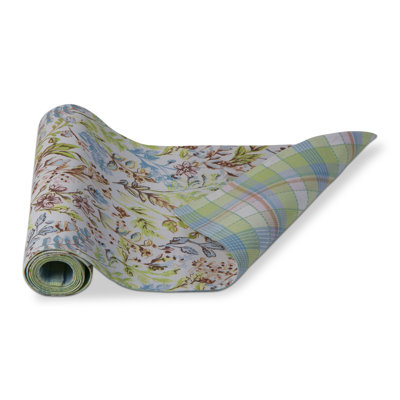 Motif floral réversible imprimé à la main Meadow Runner